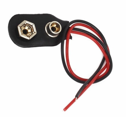 9V battery snap on clip connector Holder 10CM Lead ET8047