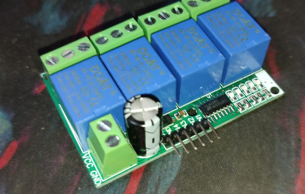 12V 10A 4 CHANNEL RELAY MODULE HIGH TRIGGER 4CH ET5517