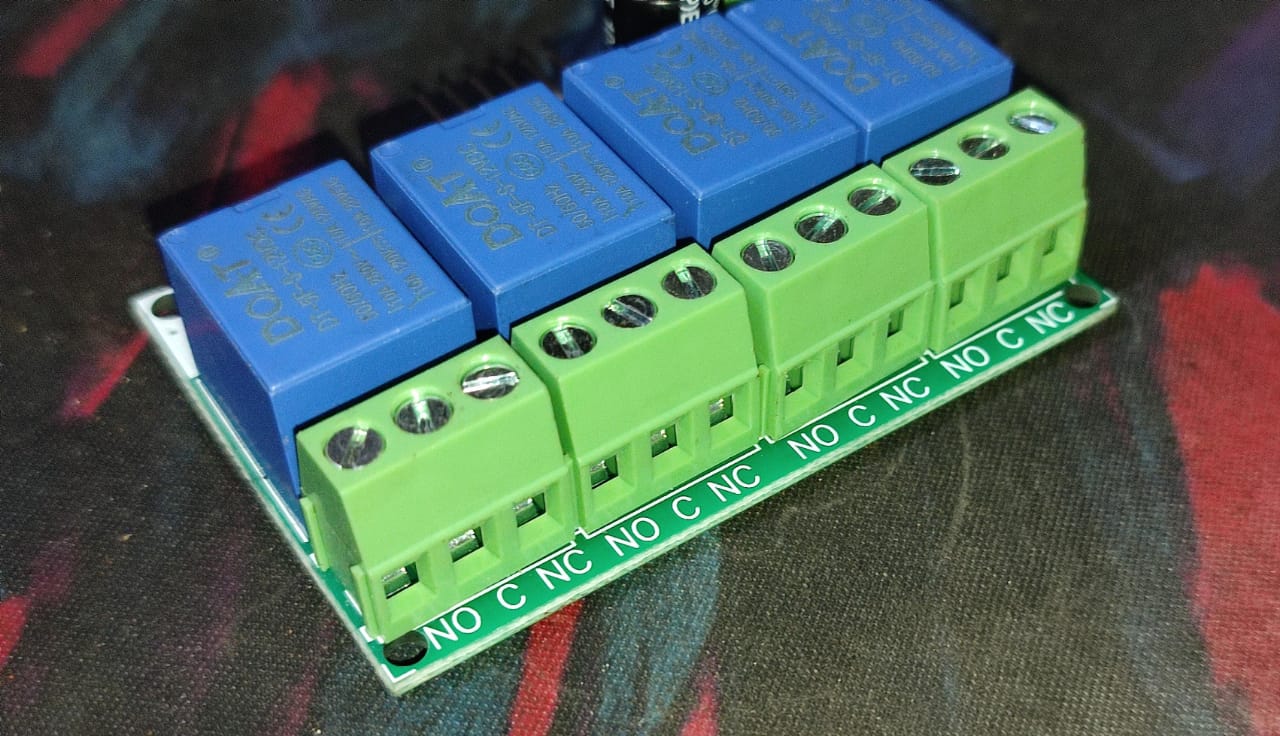 12V 10A 4 CHANNEL RELAY MODULE HIGH TRIGGER 4CH ET5517