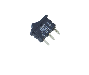 Elcom Rocker Switch BLACK RSF-12 Rocker Switch ELCOM 3 PIN SPDT 4A 250V AC On Off RSF12 ET ...