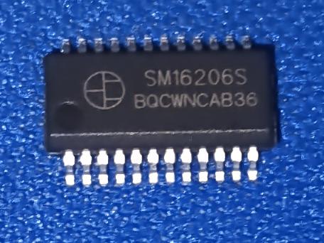 SM16206S QSOP-24 Shenzhen Sunmoon LED Driver ETA2742