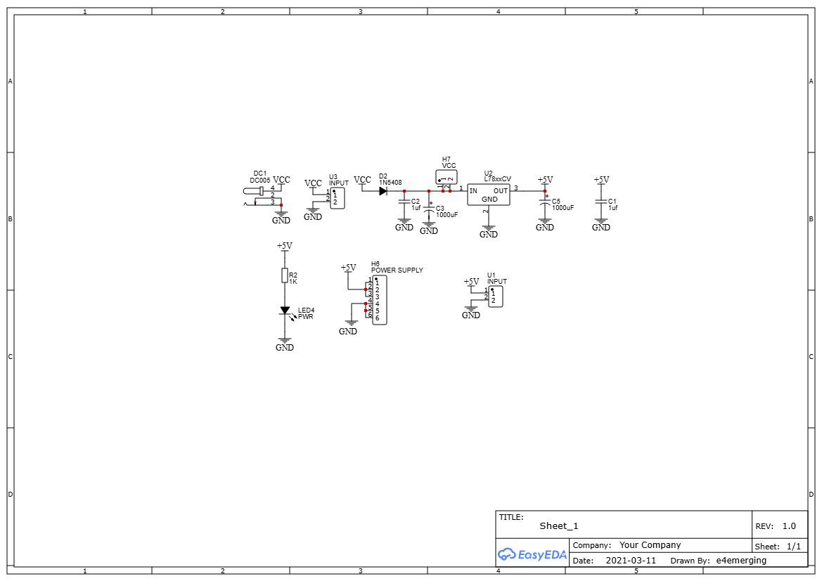 PCB FOR 78XX SERIES VOLTAGE REGULATOR ET9690