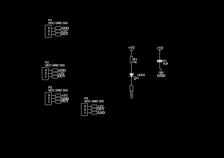 3 PIN SENSOR PCB BOARD ETE9909