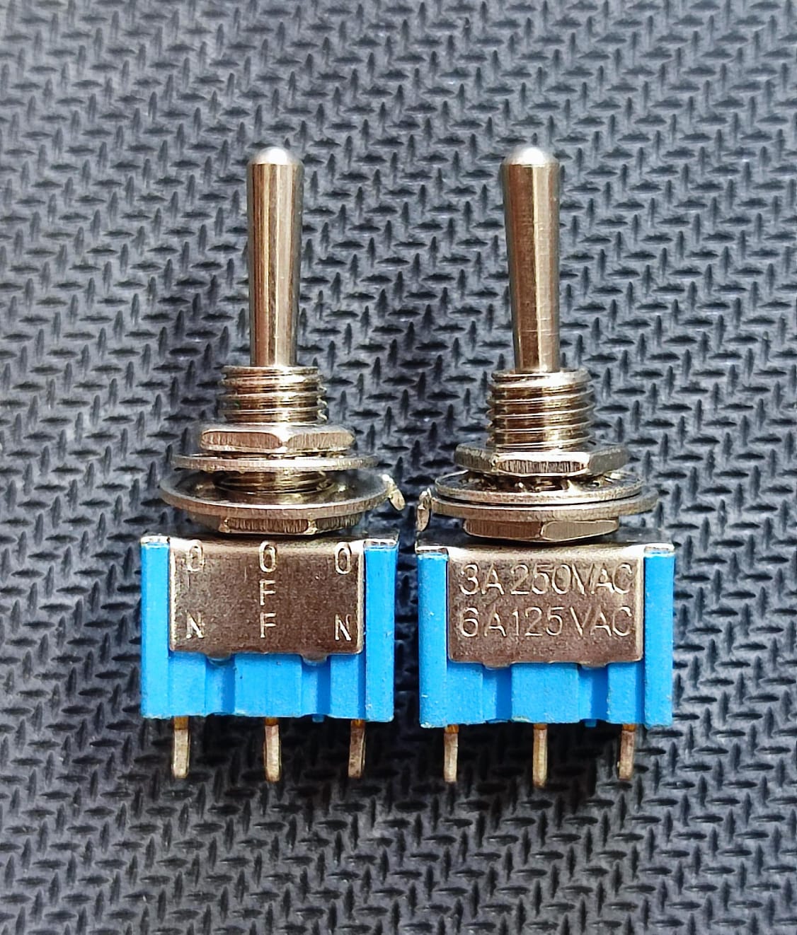 MTS-103 Toggle Switch 3 Pin 3 POSITION SPDT On-off-On 3A 250V ET7479 ...