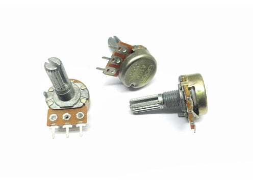 ELCON A 10K OHM potentiometer POT WITH 6mm dia METAL shaft ET10682