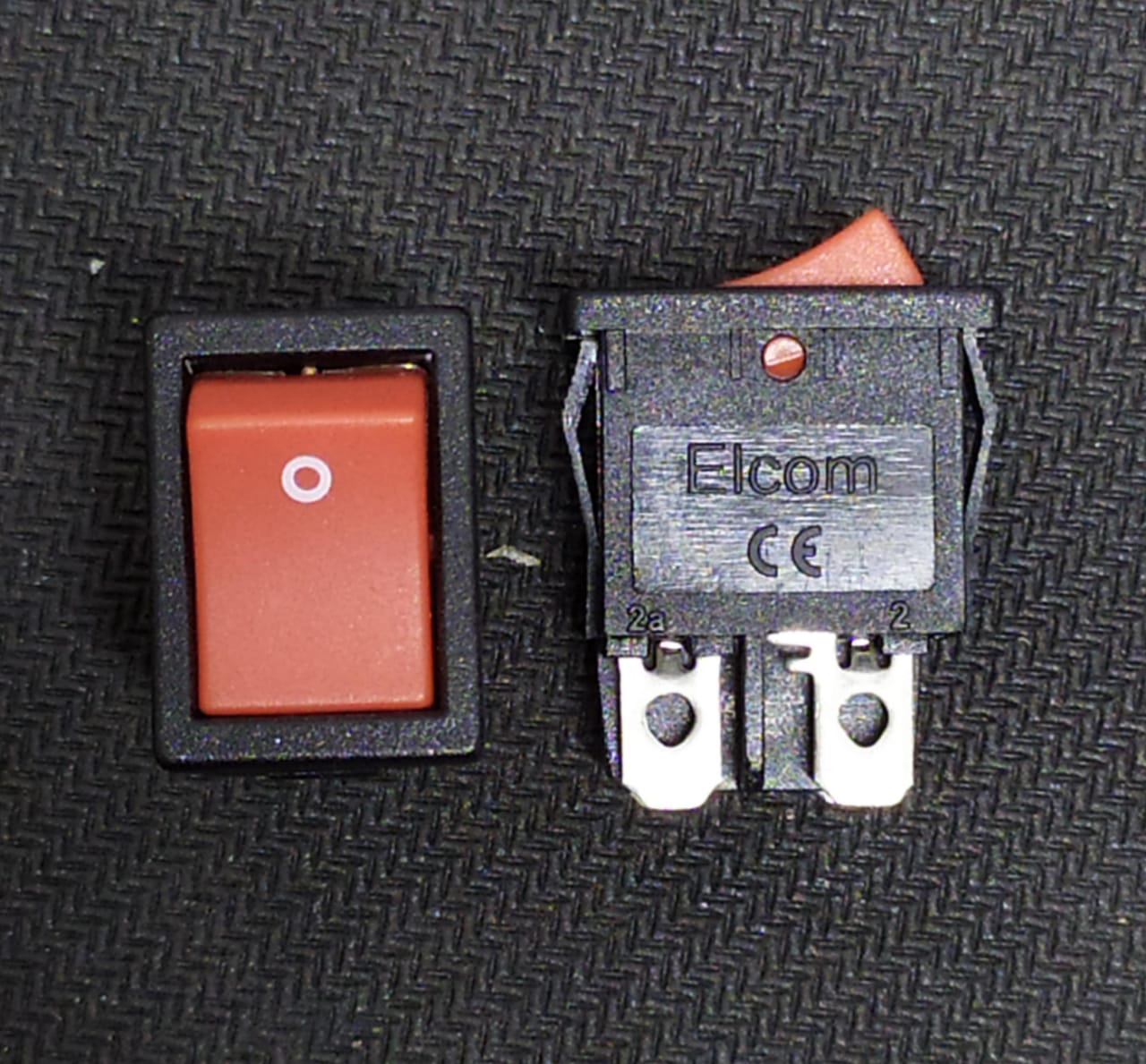 RED RS-2-5 ELCOM DPST Rocker Switch 4A 250V ET7370 – EMERGING TECHNOLOGIES