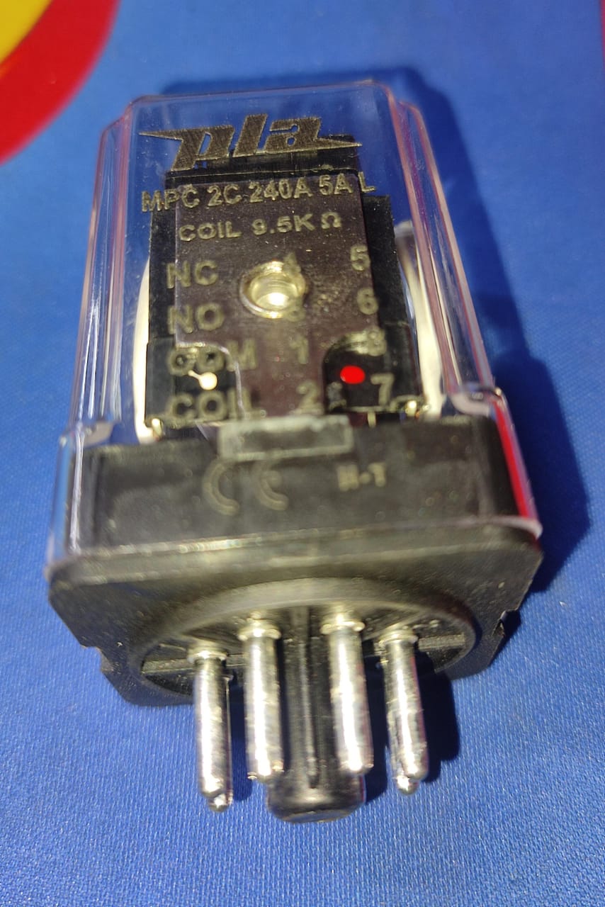 240V AC 5A Relay 8 PIN PLA MPC 2C 240A L DPDT ET11344