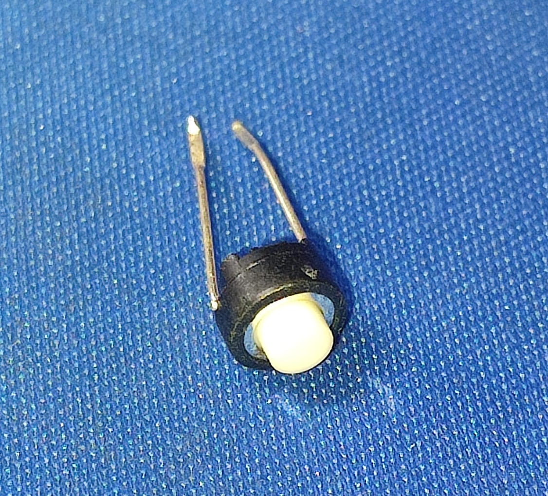 6X5MM 2 PIN white black Round micro Switch Push Button ET11341