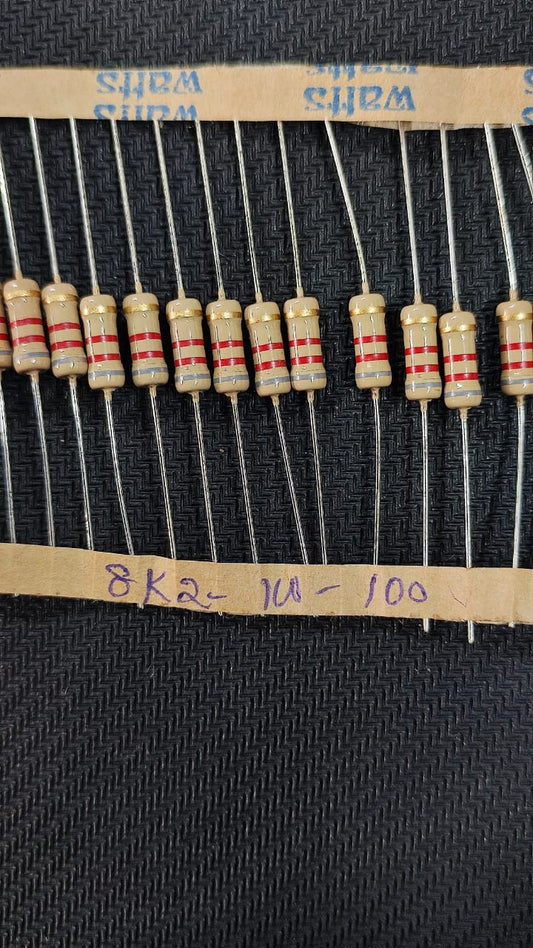 8.2K OHM 1W RESISTOR CFR 8K2 Tolerance 5% ET10427