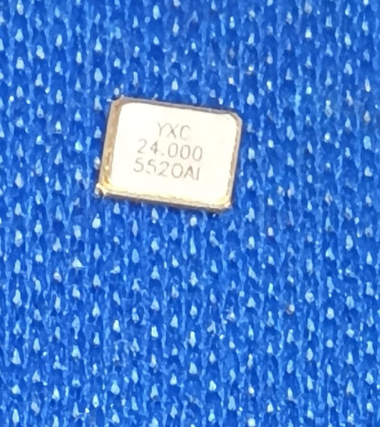 24MHz SMD3225-4P X322524MOB4SI YXC Crystal ±10ppm 12pF smd ETH6681