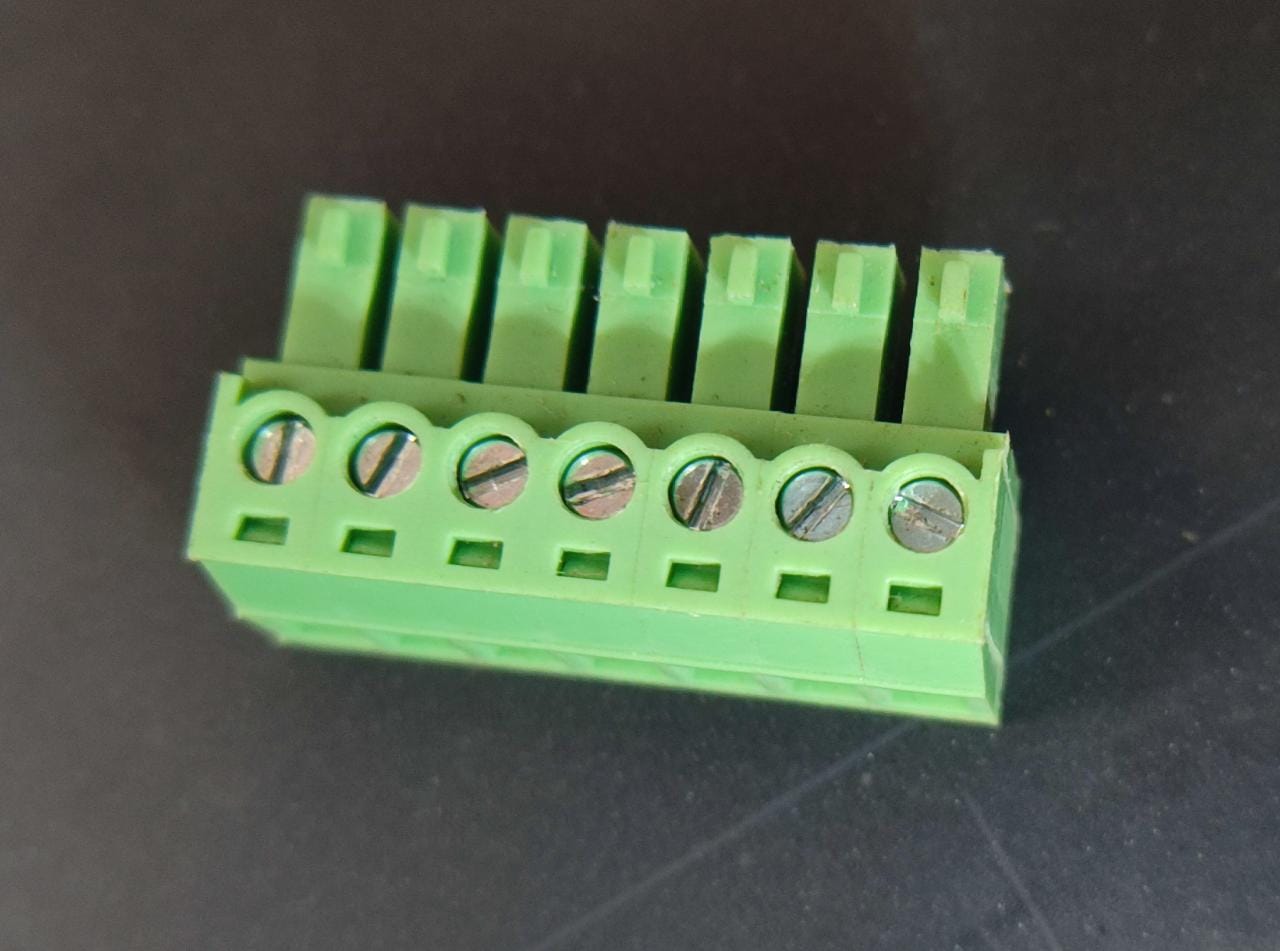 XY2500 7 pin 3.81mm pitch Right Angle female Terminal Connector 7Pin ET5918