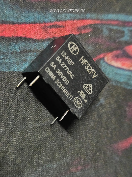 HF32FV 12HSF HONGFA RELAY 12V 5A SPST 4PIN ET5116