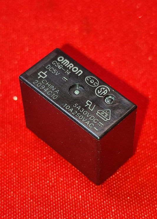 5V 10A Relay G5Q-14 DC5 OMRON SPDT 10x20mm ETD11088
