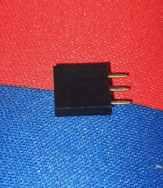 3 Pin 2.54mm Female Header flow solder 1x3 3pin straight bergstrip ETC5983