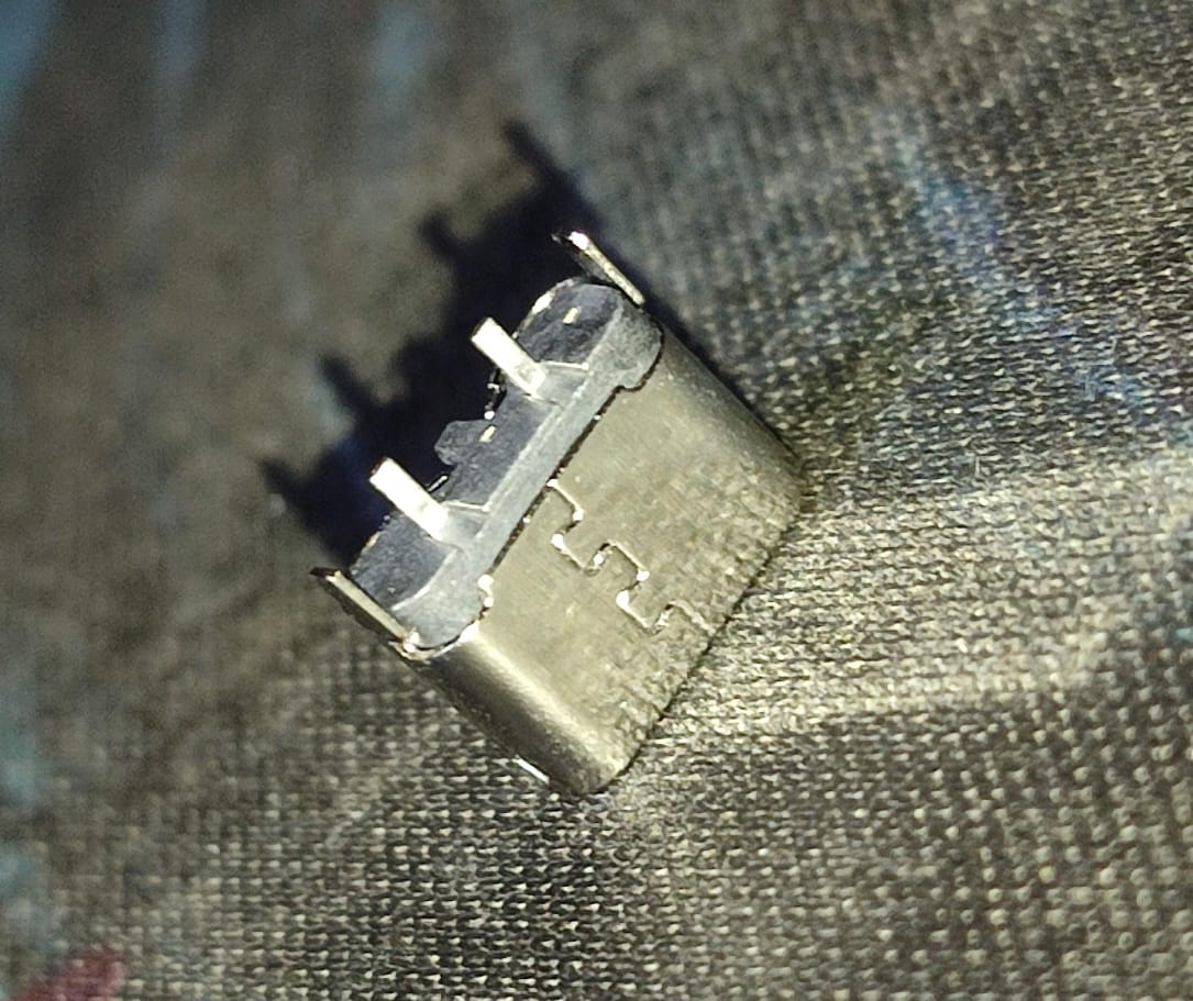 USB C FEMALE 2 LEG  HX TYPE-C 2P 180 LCH6.5 Through Hole hanxia 2P Type-C ETD11252