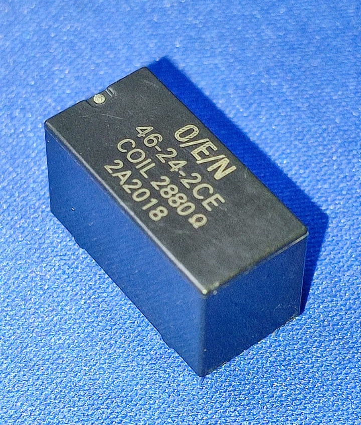 46-24-2CE OEN RELAY 24V DPDT 2A 8 legs ET5980