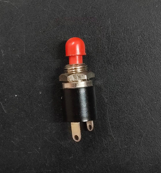 Mini Push Button SE948 Brass 6mm ET8379 red