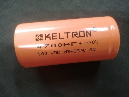 4700uf 100VDC KELTRON can type Electrolytic Capacitor85c ET6629