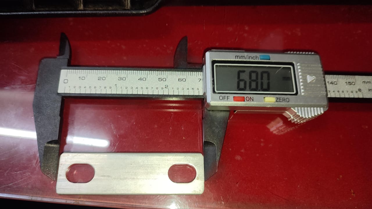 Copper Bus Bar for Prismatic Lithium Battery 68x20X2mm ET6490