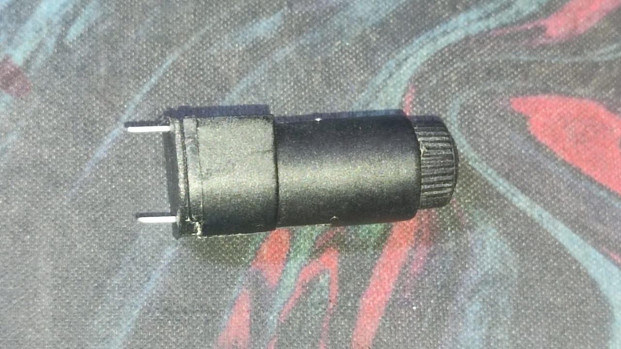 PBF-2M PCB Fuse Holder Straight ELCOM PBF2M for 5X20mm fuse ET7303