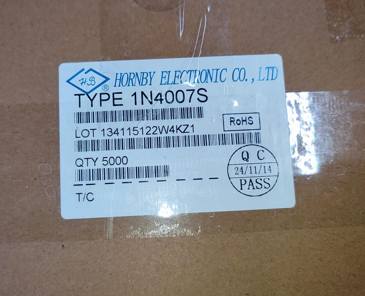 1N4007S HORNBY Diode 1000V 1A Rectifier ETA1005