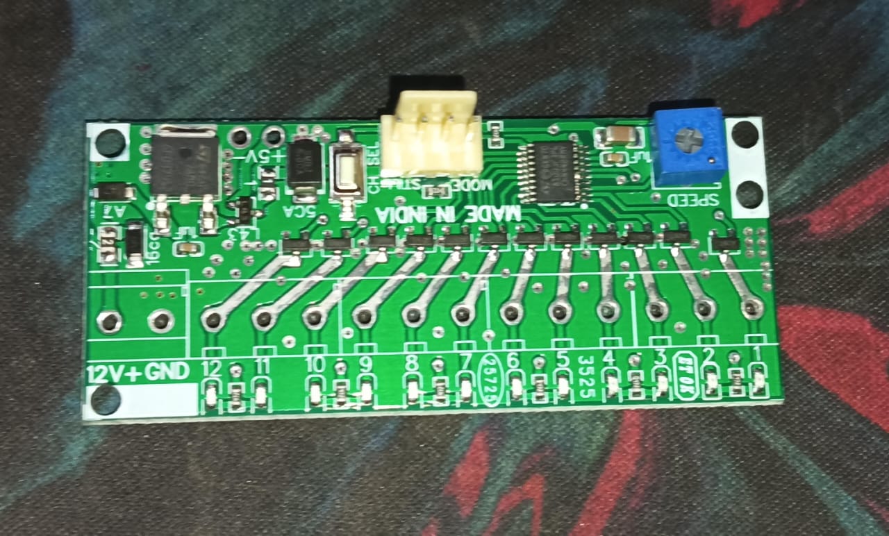 DC Design Chaser 12 Channel 7-15V DC 5A WITHOUT CONNECTER ETD11277