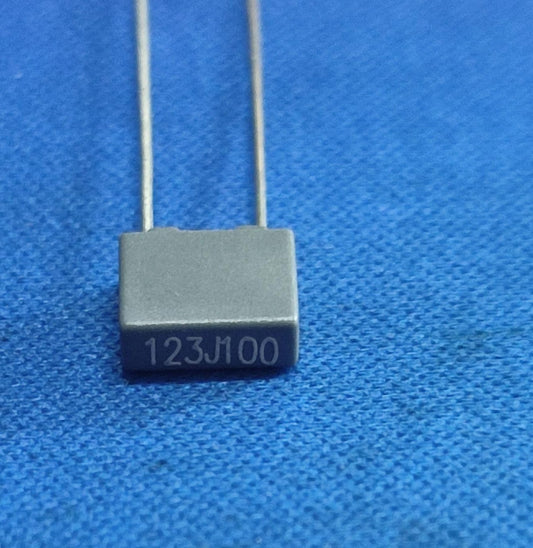 12nF 100V PE123J2A0503 P=5mm KYET Film Capacitor 123J100 ETA2651