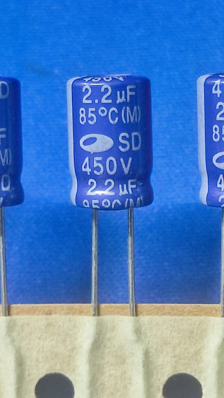 2.2uF 450V SAMWHA Electrolytic Capacitor ETA2229