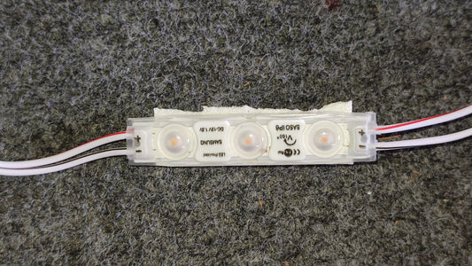 Warm white 3 LED MODULE Strips 12V Waterproof 1.5W 70x15MM ET7118
