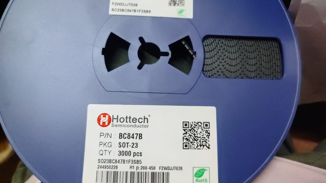 BC847B HOTTECH SOT23 1F NPN SMD Transistor 50V 100mA ETA1389