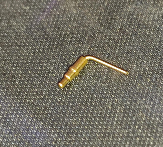YZ134112062B-02 Xinyangze Brass Pogo Pin 6.2mm 1A Gold Contacts, Spring Loaded ETD11260