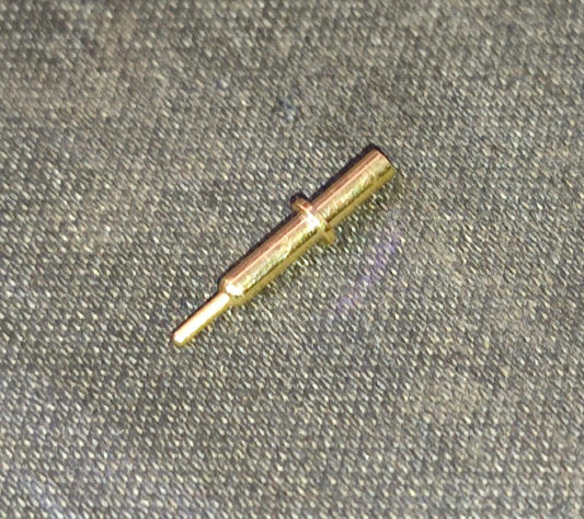 YZ43315123P-01 Xinyangze Brass Pogo Pin 12.35mm 6.85mm 1A Gold Contacts, Spring Loaded ETD11256