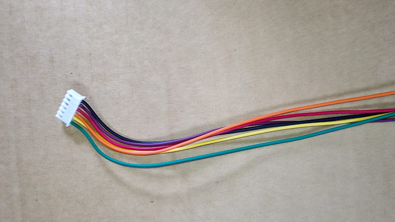 JST 6 Pin female with wire 2.54MM PITCH 2515 xh 7/38 300mm length ET8414