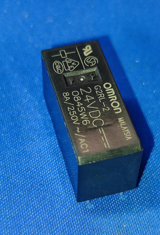 G2RL-2-DC24 OMRON 24V 8A DPDT Relay DIP,12.5x28.8mm ETD11086