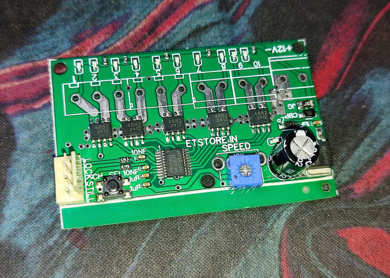 DC Design Chaser 10 / 8 / 6 / 4 Channel with small speed controller & without connector 7-15V DC 8A ET11241