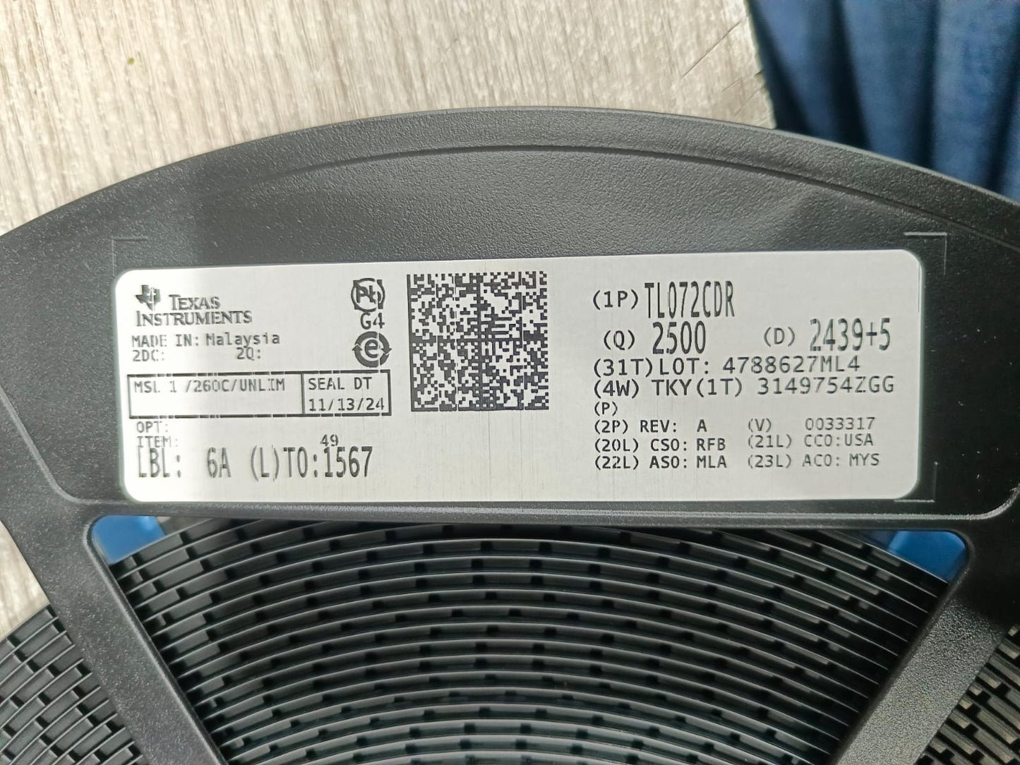 TL072CDR TI SOP8 SMD JFET dual op amp TLO72 072 ETA1321