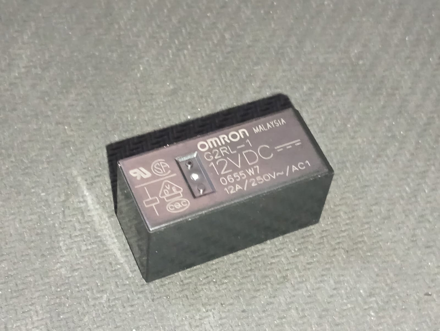G2RL-1-DC12 12.5x28.8mm OMRON 12V 12A SPDT-CO Relays ETD11147