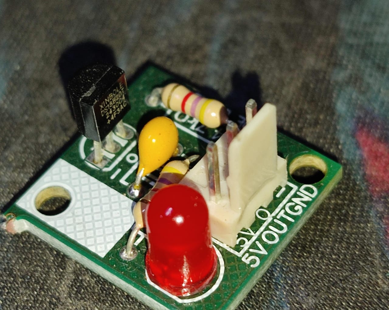 PCB For DS18B20 Temperature Sensor Module ET5790