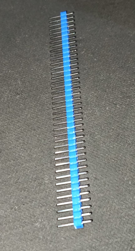 BLUE 40 Pin 10mm height 2.54mm Male Header straight 1x40 BERGSTRIP ETE9941
