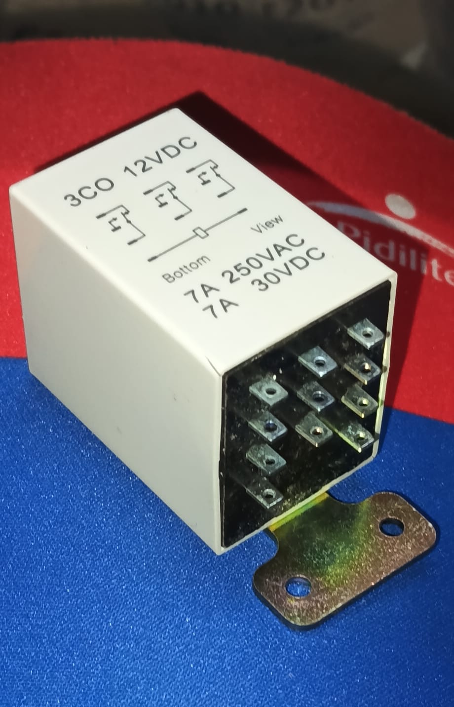 3CO 12VDC 7A Relay 11 PIN 250VAC KT216 KYOTA ETE9879