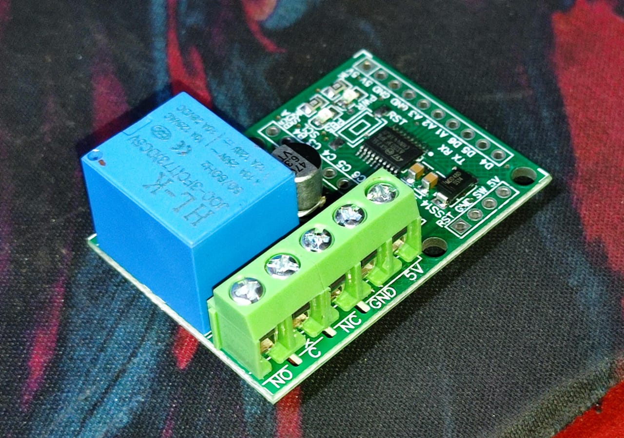 STM8S003F3P6TR with Relay BREAKOUT BOARD 5V ET7563