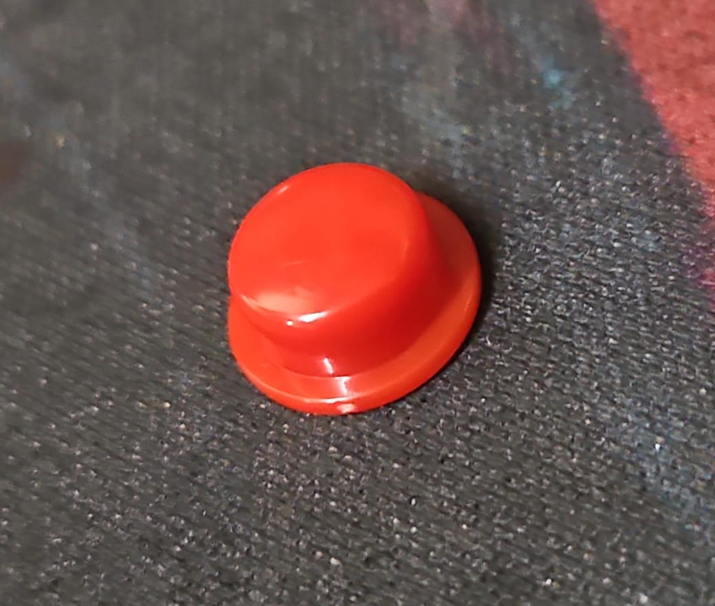 RED CAP-7B PLASTIC CAP FOR 6X6 MICRO SWITCH CAP7B  ETH6661