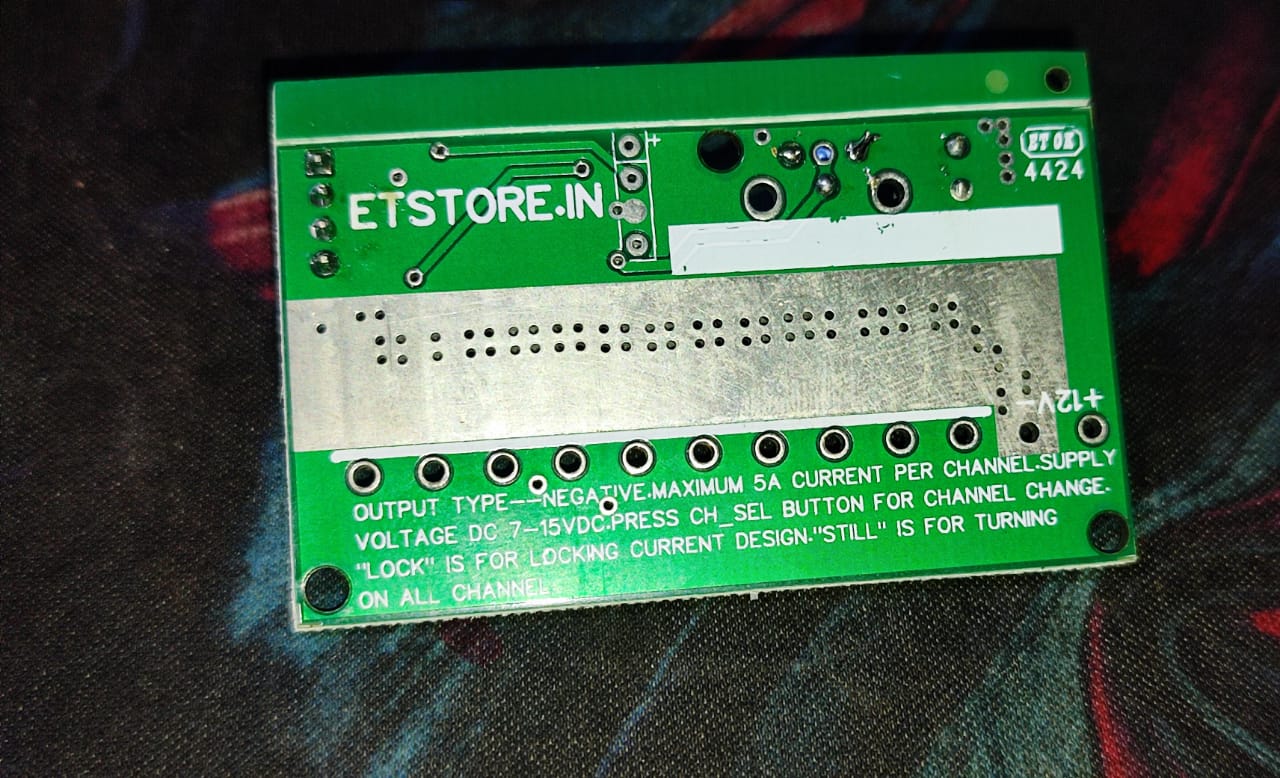 DC Design Chaser 10 / 8 / 6 / 4 Channel with small speed controller & without connector 7-15V DC 8A ET11241