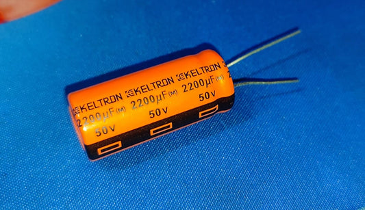 2200uF 50V KELTRON Electrolytic Capacitor 85c ET11081