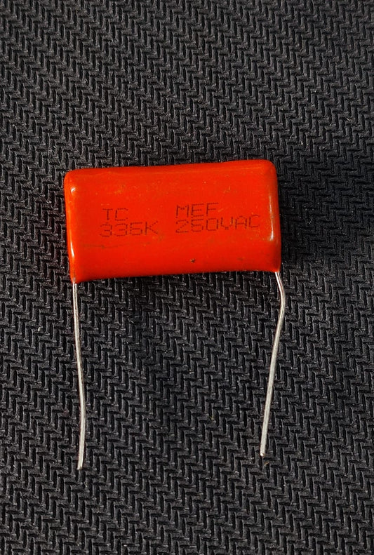 3.3uf 250VAC Polyester Film Capacitor 335k orange ET7904