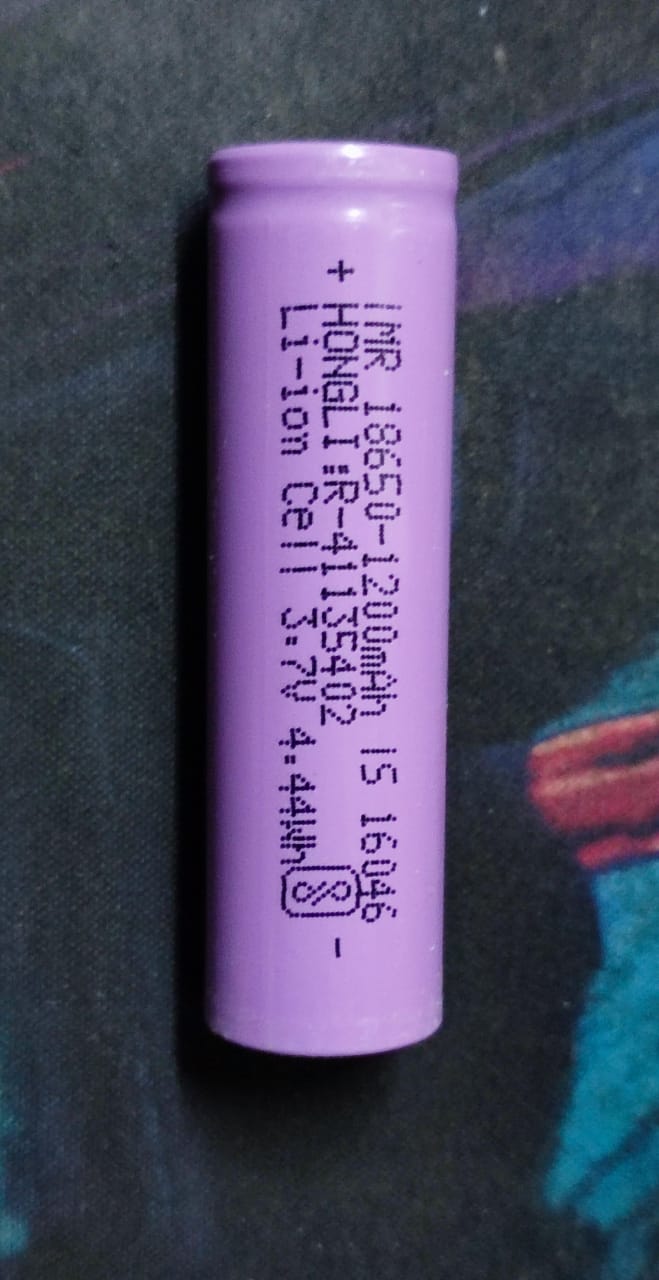 3.7V 1200mAh 18650 Li-ion Battery HONGLI ET7246