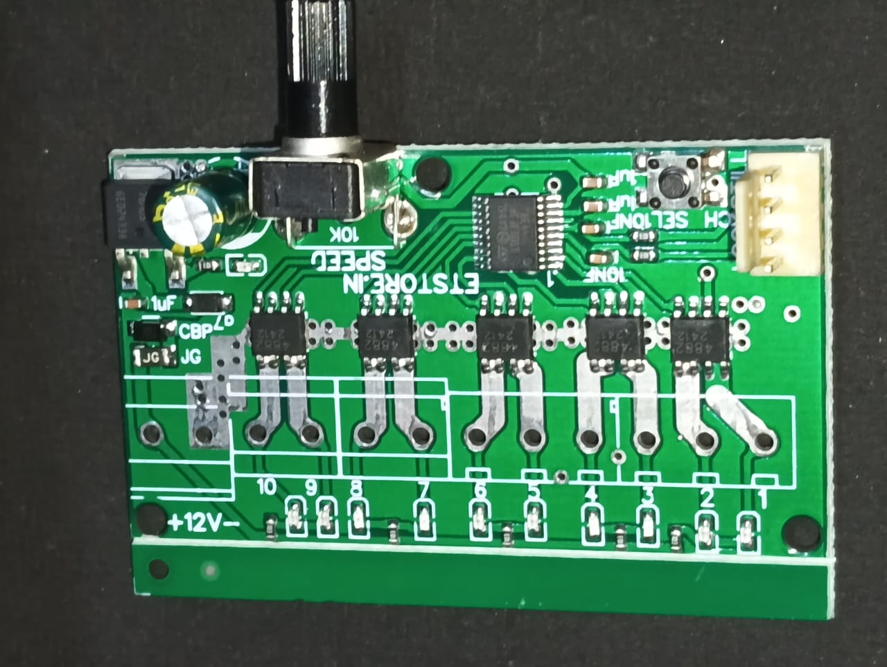 DC Design Chaser 10 / 8 / 6 / 4 Channel 7-15V DC 8A WITH OUT CONNECTOR ETD11229