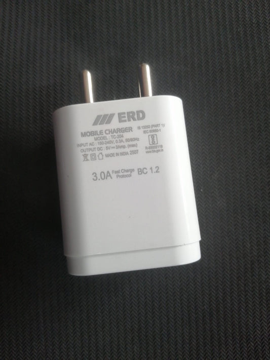 ERD TC-204 5V 3A 15W Adapter USB-A DOCK CHARGER TC31 ET6607