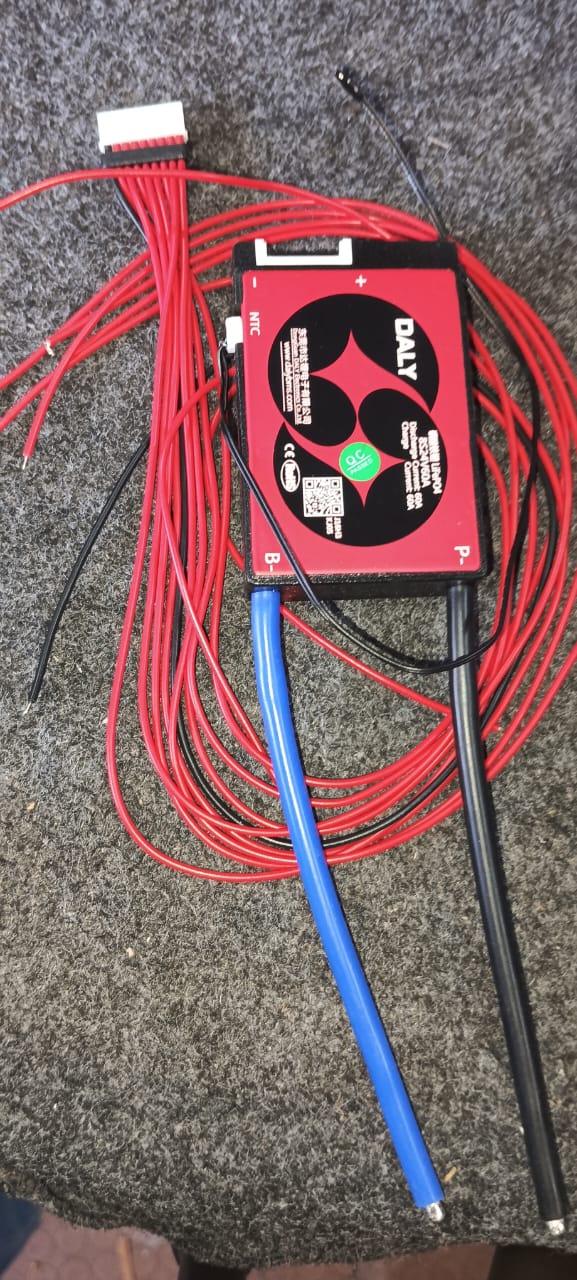 8S 60A BMS Lithium Iron Phosphate LFP SAME PORT W/P DALY 24v ET11364