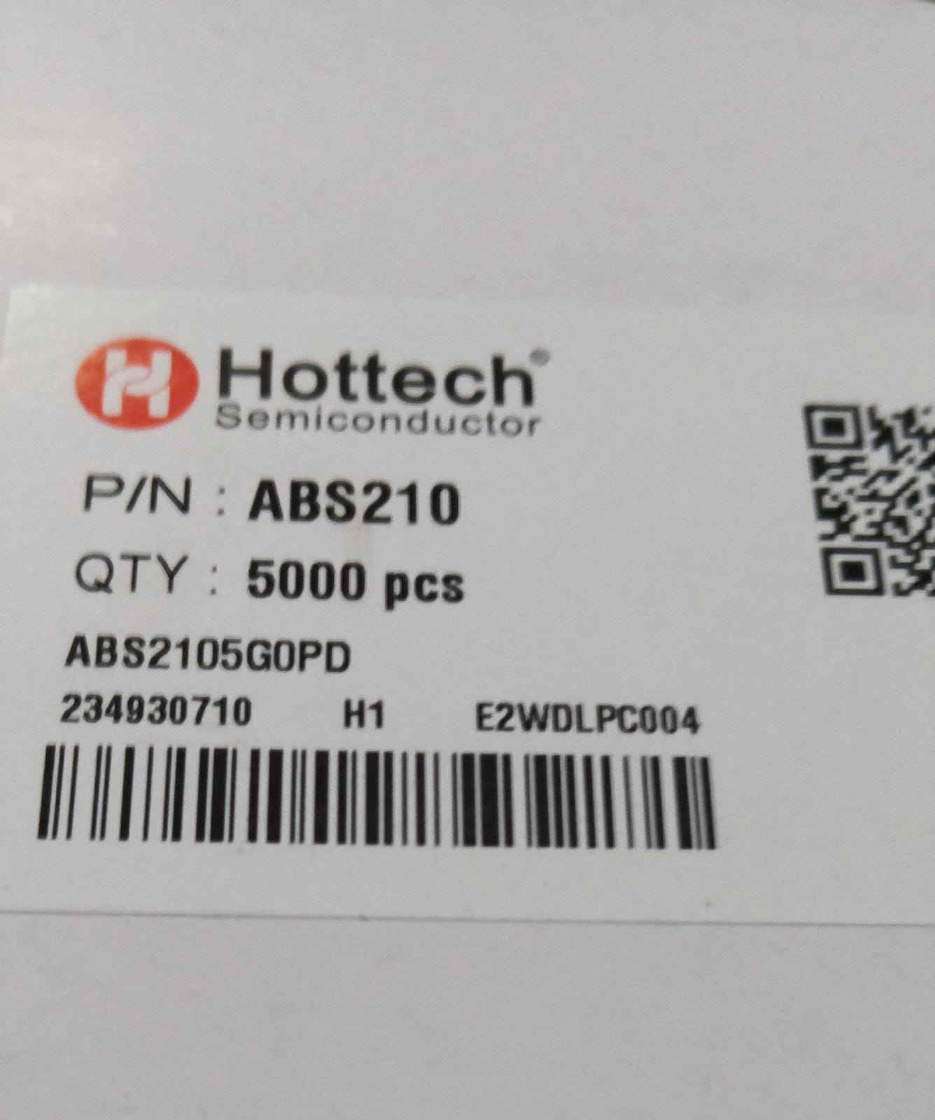 ABS210 HOTTECH 2A ABS 1000V SMD Bridge Rectifier Diode ETA2626